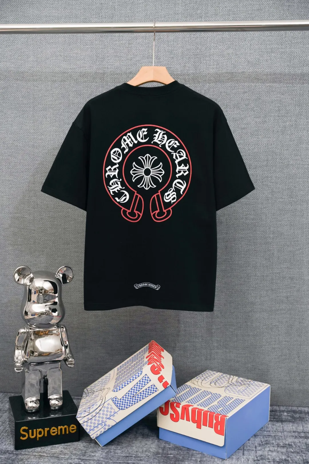 DT 38 60 Chrome Hearts T ， ， Black White S-XL